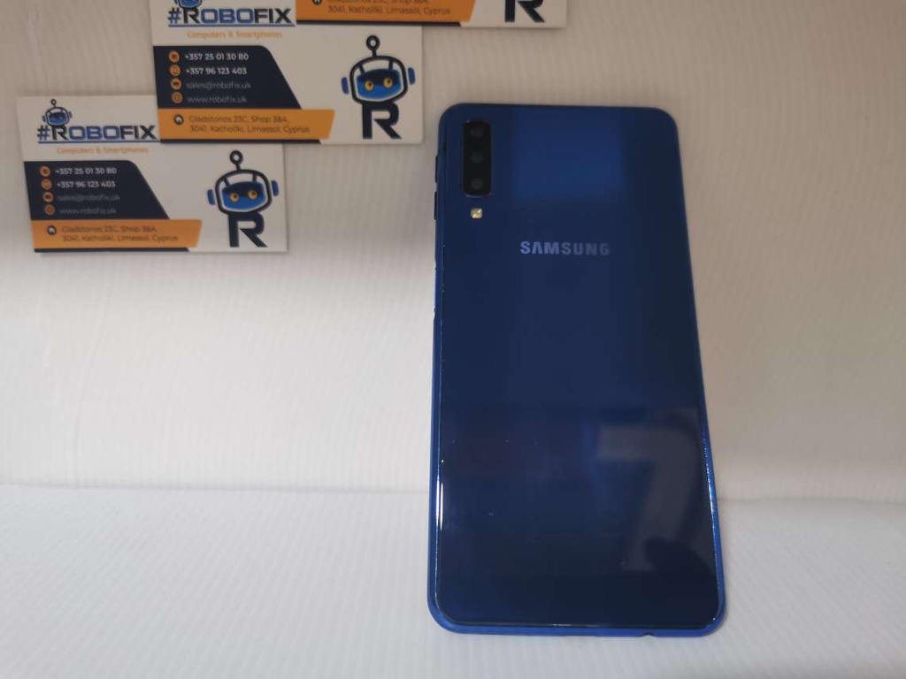 Samsung Galaxy A7 (2018) 64GB DS A750F - Blue - Grade B - 3-Months